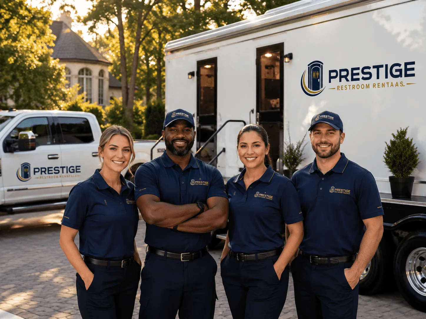Trusted Luxury Portable Restrooms company in Halma, MN
